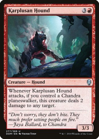 Karplusan Hound [Dominaria] | Mega City Incorporated