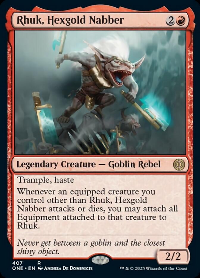 Rhuk, Hexgold Nabber [Phyrexia: All Will Be One] | Mega City Incorporated