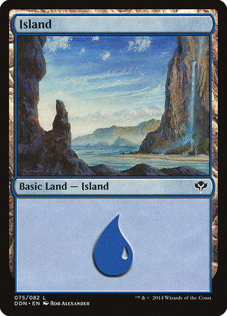 Island (75) [Duel Decks: Speed vs. Cunning] | Mega City Incorporated