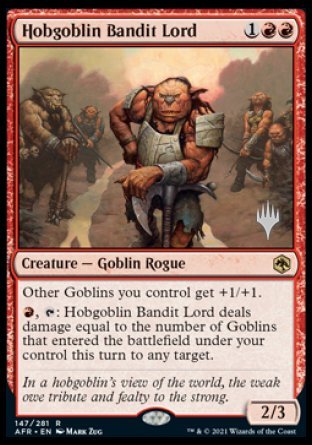 Hobgoblin Bandit Lord (Promo Pack) [Dungeons & Dragons: Adventures in the Forgotten Realms Promos] | Mega City Incorporated