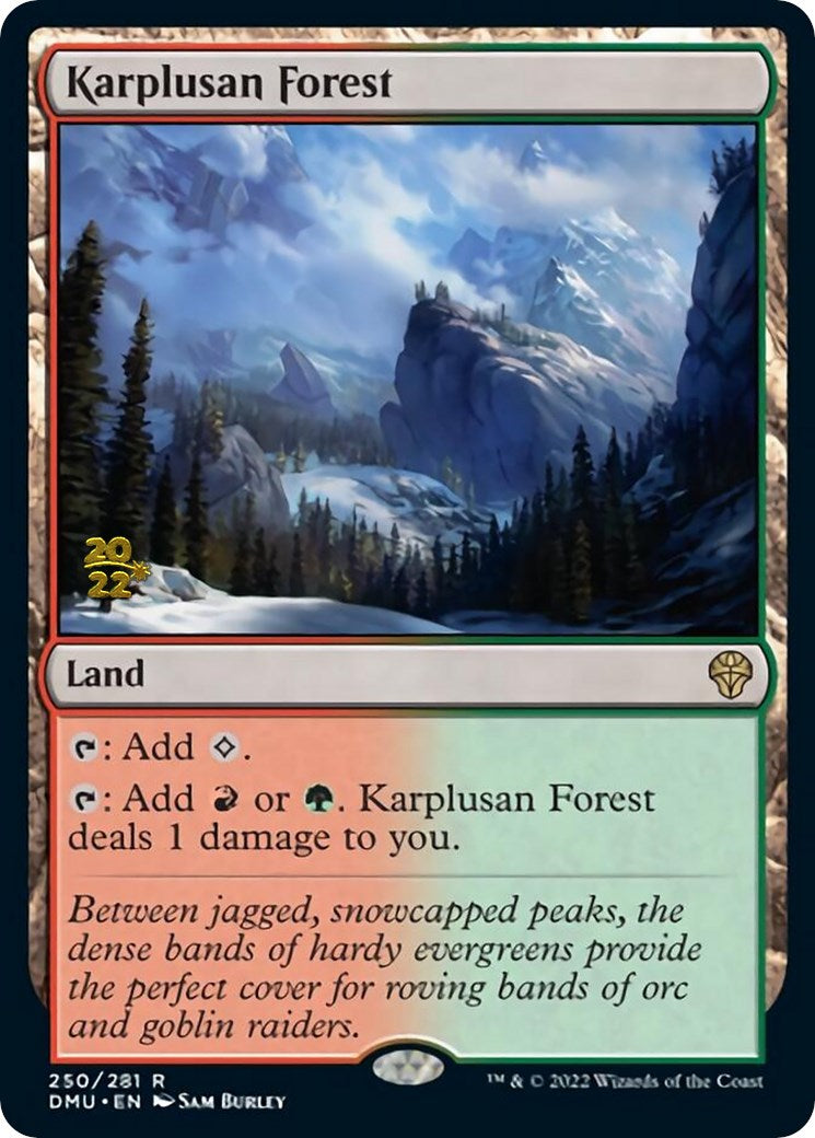 Karplusan Forest [Dominaria United Prerelease Promos] | Mega City Incorporated