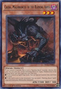 Cagna, Malebranche of the Burning Abyss [SECE-EN084] Rare | Mega City Incorporated