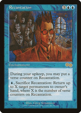 Recantation [Urza's Saga] | Mega City Incorporated