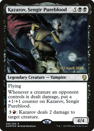 Kazarov, Sengir Pureblood [Dominaria Promos] | Mega City Incorporated