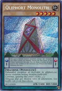 Qliphort Monolith [SECE-EN020] Secret Rare | Mega City Incorporated