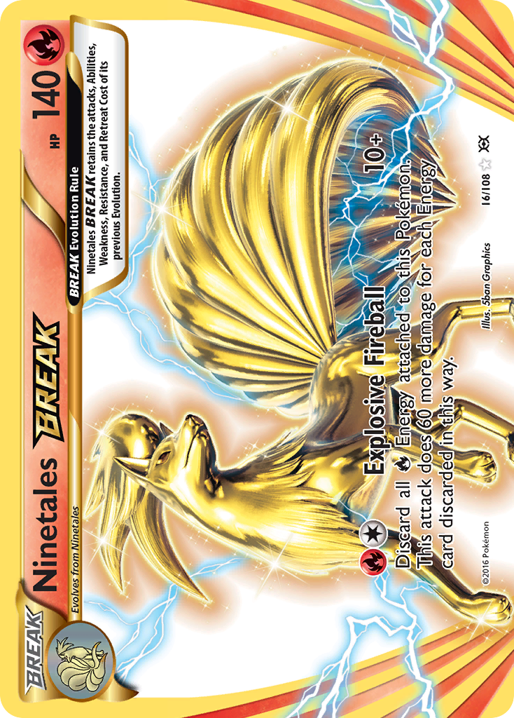 Ninetales BREAK (16/108) [XY: Evolutions] | Mega City Incorporated