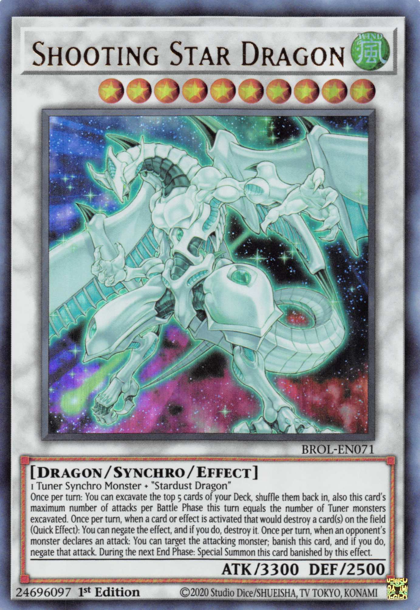 Shooting Star Dragon [BROL-EN071] Ultra Rare | Mega City Incorporated