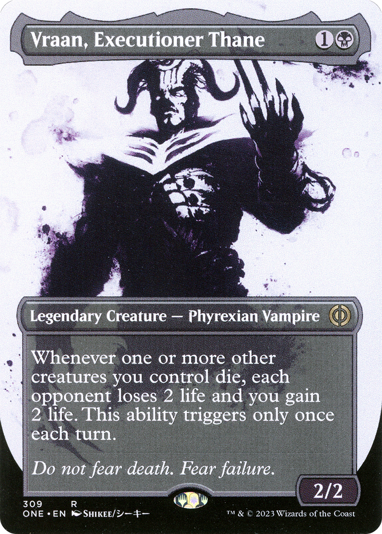 Vraan, Executioner Thane (Borderless Ichor) [Phyrexia: All Will Be One] | Mega City Incorporated