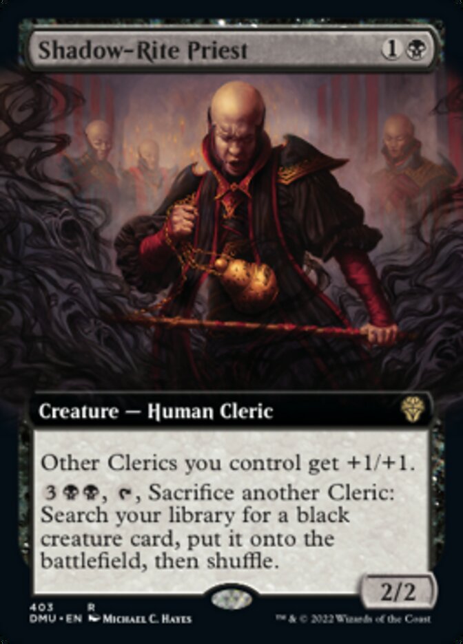 Shadow-Rite Priest (Extended Art) [Dominaria United] | Mega City Incorporated