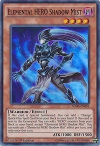 Elemental HERO Shadow Mist [SDHS-EN001] Super Rare | Mega City Incorporated