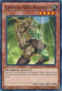 Elemental HERO Woodsman [SDHS-EN003] Common | Mega City Incorporated