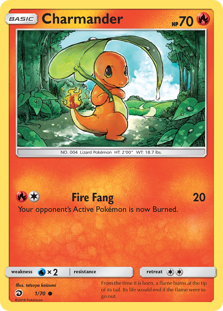 Charmander (1/70) [Sun & Moon: Dragon Majesty] | Mega City Incorporated