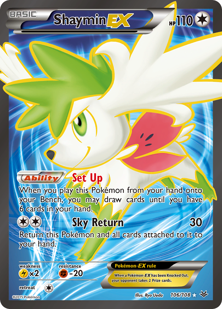 Shaymin EX (106/108) [XY: Roaring Skies] | Mega City Incorporated