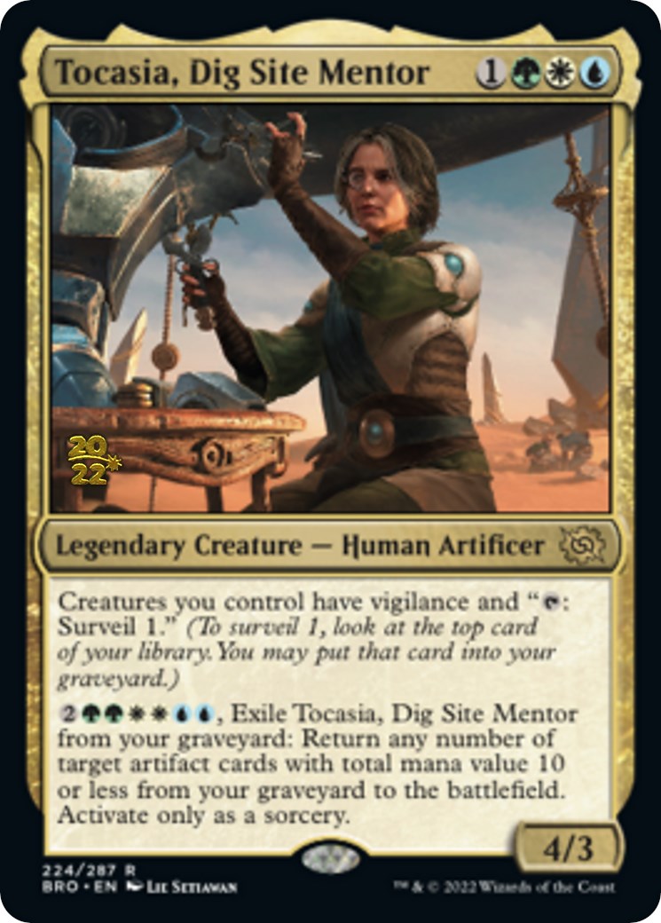 Tocasia, Dig Site Mentor [The Brothers' War: Prerelease Promos] | Mega City Incorporated