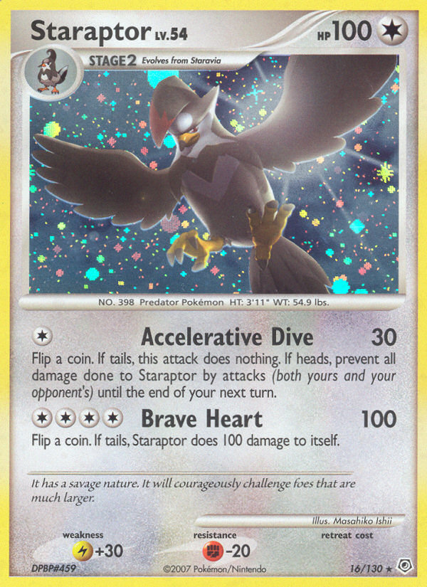 Staraptor (16/130) [Diamond & Pearl: Base Set] | Mega City Incorporated