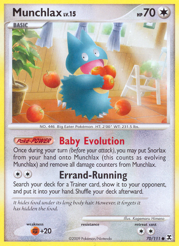 Munchlax (70/111) [Platinum: Rising Rivals] | Mega City Incorporated