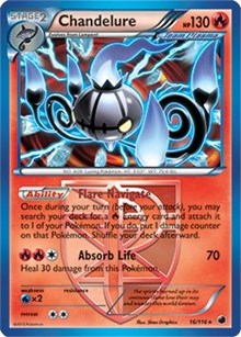 Chandelure (16/116) (Theme Deck Exclusive) [Black & White: Plasma Freeze] | Mega City Incorporated