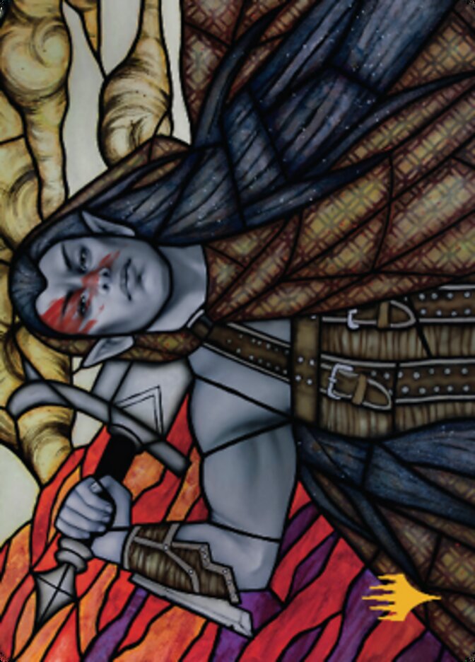 Radha, Coalition Warlord Art Card (Gold-Stamped Signature) [Dominaria United Art Series] | Mega City Incorporated