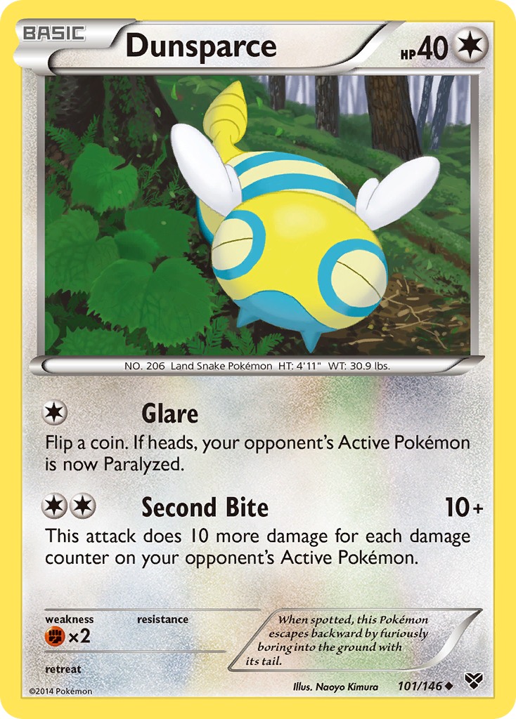 Dunsparce (101/146) [XY: Base Set] | Mega City Incorporated