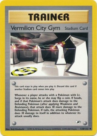 Vermilion City Gym (120/132) [Gym Heroes Unlimited] | Mega City Incorporated