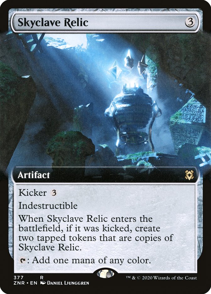 Skyclave Relic (Extended Art) [Zendikar Rising] | Mega City Incorporated