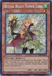 Ritual Beast Tamer Lara [THSF-EN022] Secret Rare | Mega City Incorporated