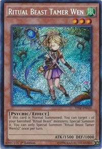 Ritual Beast Tamer Wen [THSF-EN024] Secret Rare | Mega City Incorporated