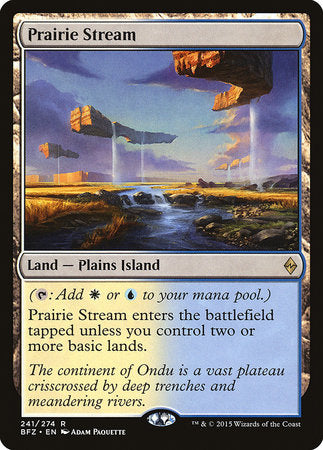 Prairie Stream [Battle for Zendikar] | Mega City Incorporated