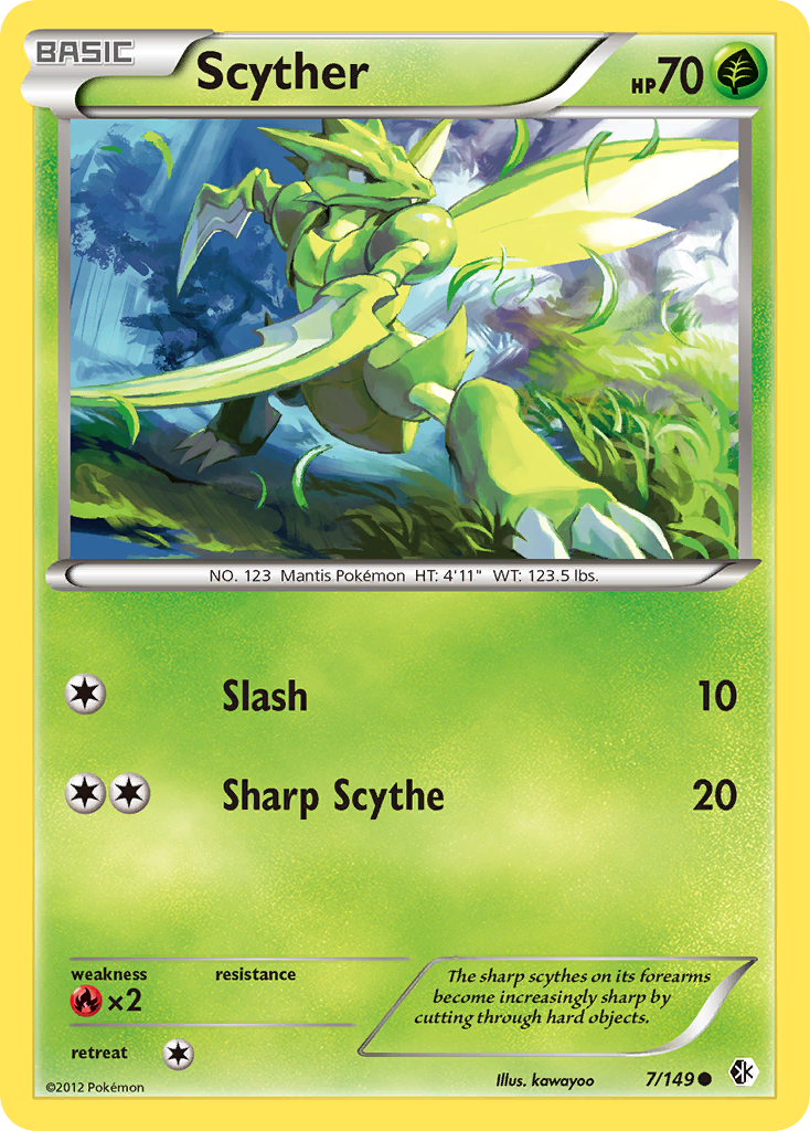 Scyther (7/149) [Black & White: Boundaries Crossed] | Mega City Incorporated