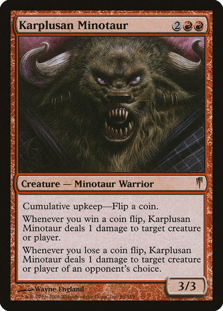 Karplusan Minotaur [Coldsnap] | Mega City Incorporated