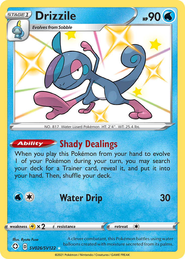 Drizzile (SV026/SV122) [Sword & Shield: Shining Fates] | Mega City Incorporated