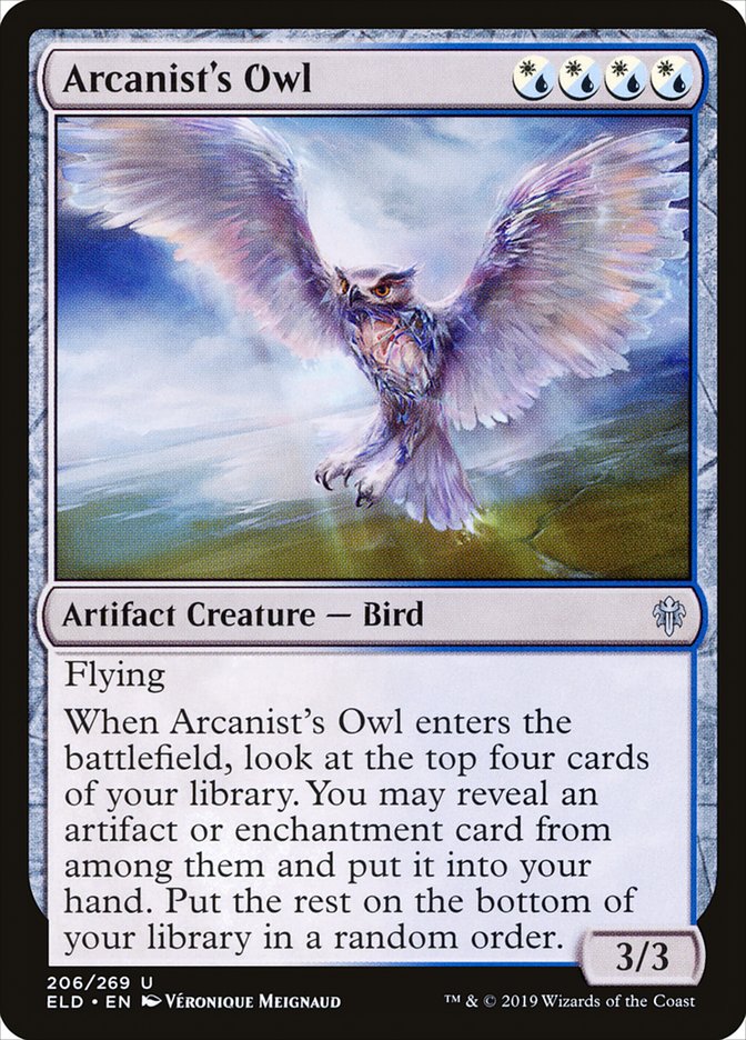 Arcanist's Owl [Throne of Eldraine] | Mega City Incorporated