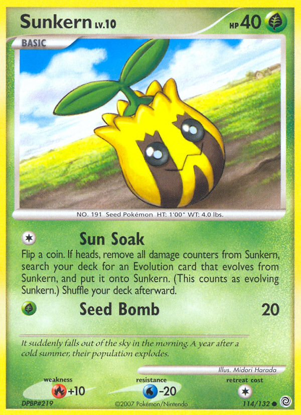 Sunkern (114/132) [Diamond & Pearl: Secret Wonders] | Mega City Incorporated