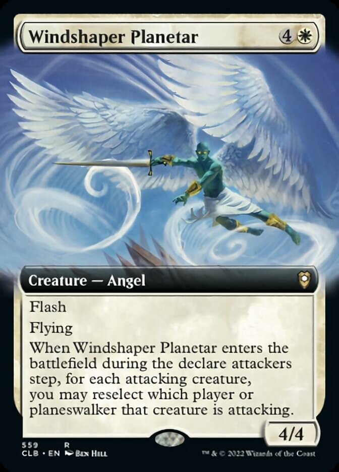 Windshaper Planetar (Extended Art) [Commander Legends: Battle for Baldur's Gate] | Mega City Incorporated