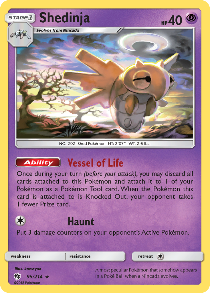 Shedinja (95/214) [Sun & Moon: Lost Thunder] | Mega City Incorporated