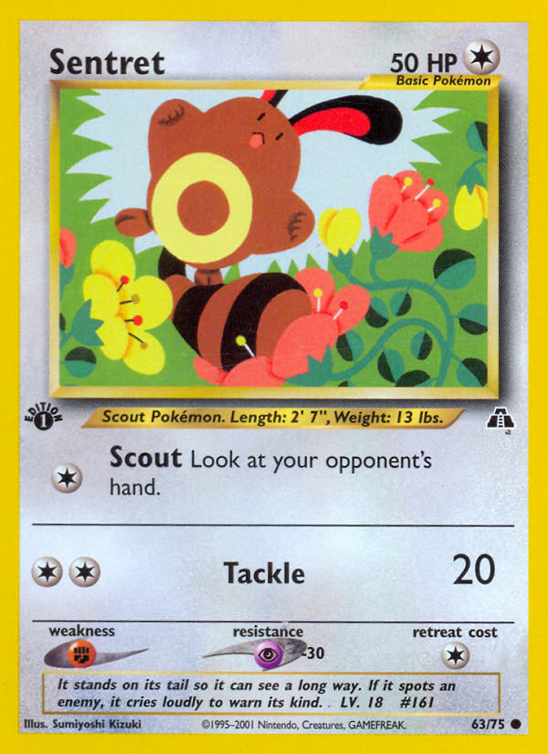 Sentret (63/75) [Neo Discovery 1st Edition] | Mega City Incorporated