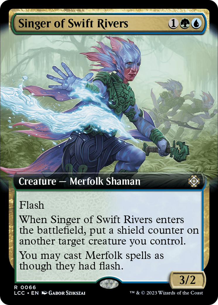 Singer of Swift Rivers (Extended Art) [The Lost Caverns of Ixalan Commander] | Mega City Incorporated