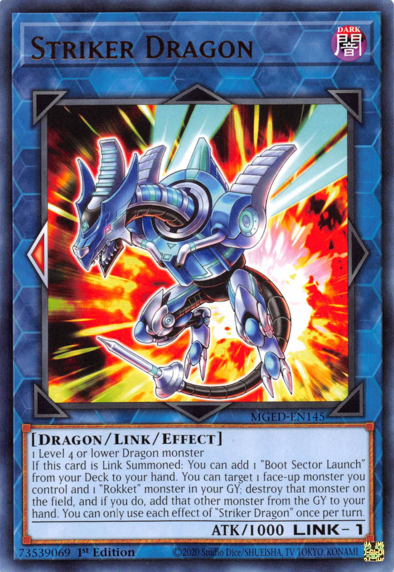 Striker Dragon [MGED-EN145] Rare | Mega City Incorporated