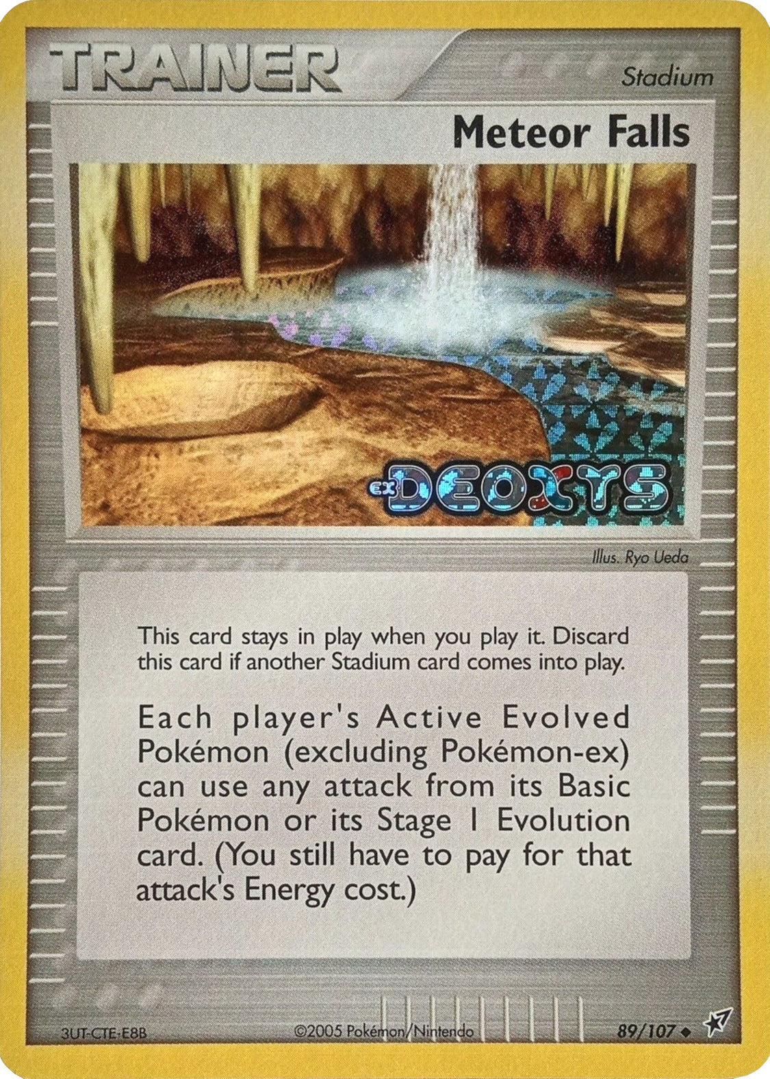 Meteor Falls (89/107) (Stamped) [EX: Deoxys] | Mega City Incorporated