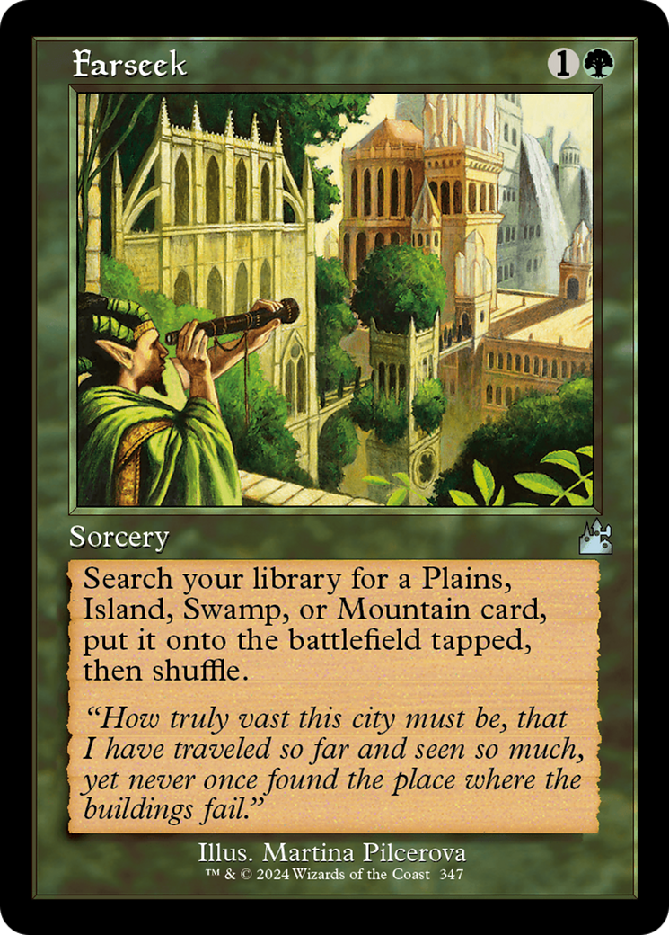 Farseek (Retro Frame) [Ravnica Remastered] | Mega City Incorporated