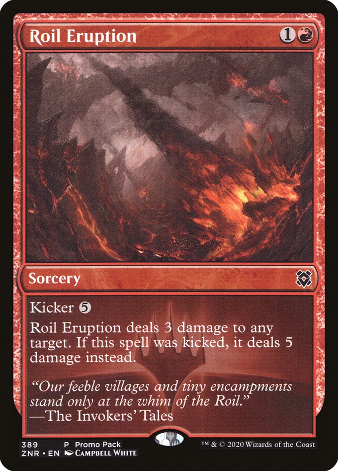 Roil Eruption (Promo Pack) [Zendikar Rising Promos] | Mega City Incorporated