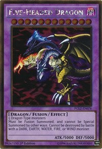 Five-Headed Dragon [PGL2-EN078] Gold Rare | Mega City Incorporated