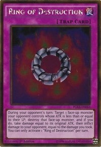 Ring of Destruction [PGL2-EN063] Gold Rare | Mega City Incorporated