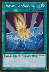 Smashing Ground [PGL2-EN075] Gold Rare | Mega City Incorporated