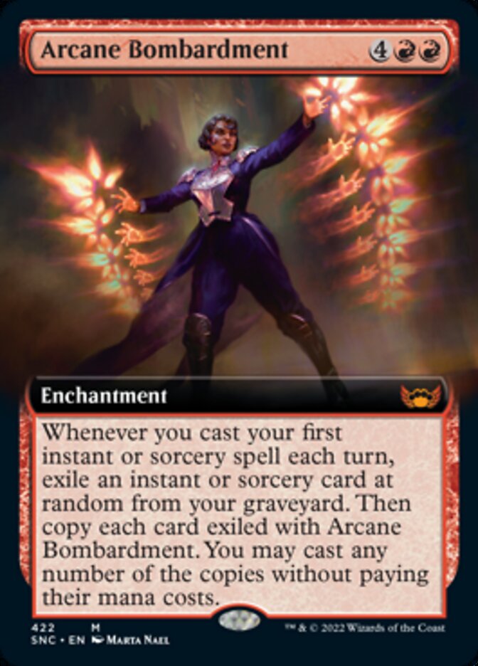 Arcane Bombardment (Extended Art) [Streets of New Capenna] | Mega City Incorporated
