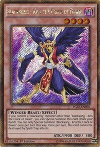 Blackwing - Kris the Crack of Dawn [PGL2-EN006] Gold Secret Rare | Mega City Incorporated