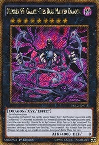 Number 95: Galaxy-Eyes Dark Matter Dragon [PGL2-EN015] Gold Secret Rare | Mega City Incorporated