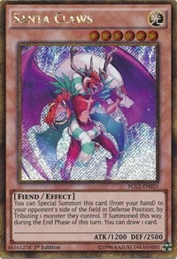 Santa Claws [PGL2-EN021] Gold Secret Rare | Mega City Incorporated