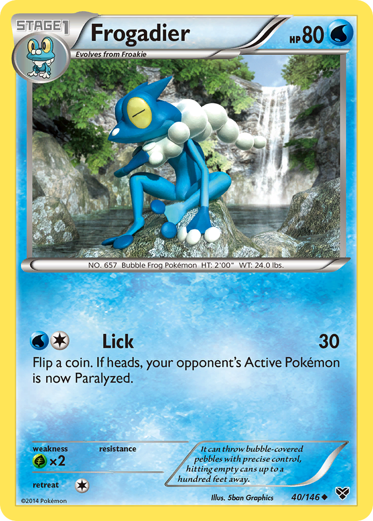 Frogadier (40/146) [XY: Base Set] | Mega City Incorporated