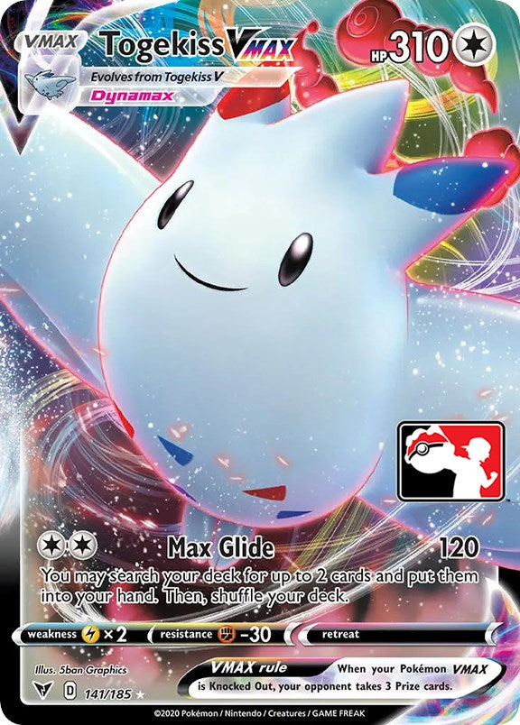 Togekiss VMAX (141/185) [Prize Pack Series One] | Mega City Incorporated